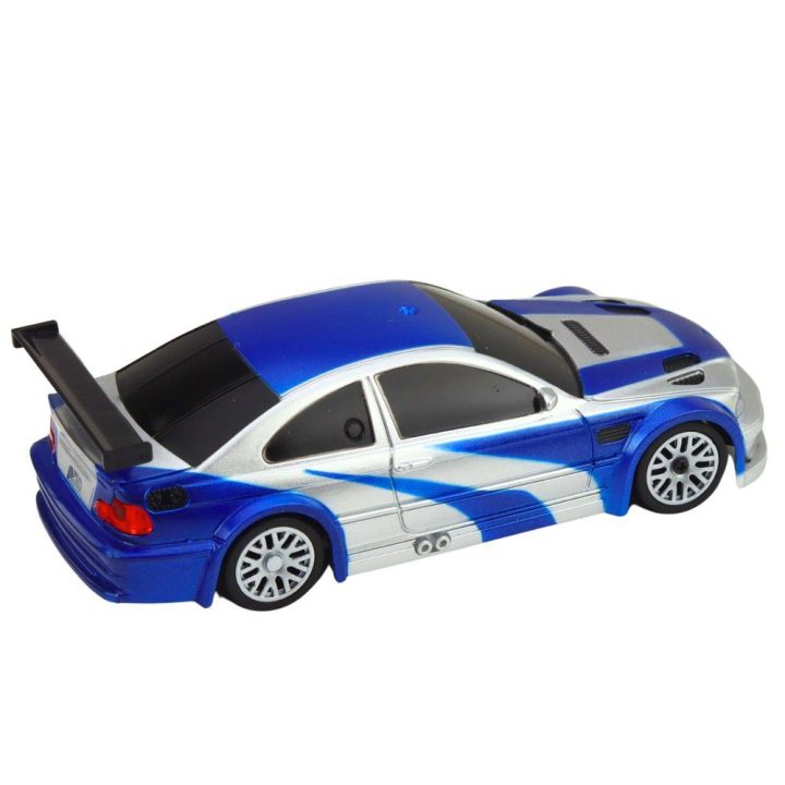 E46 RC drift automobilis 1:43, 4WD, 15 km/h