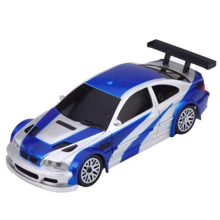 E46 RC drift automobilis 1:43, 4WD, 15 km/h