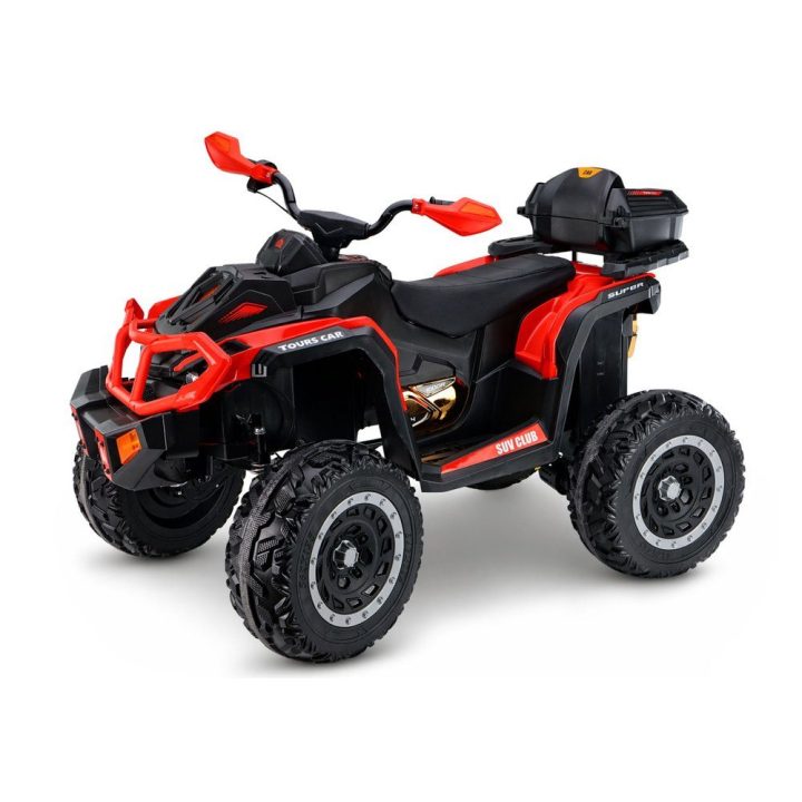 Elektrinis keturratis vaikams XW-08 4x4 45 W, raudonas