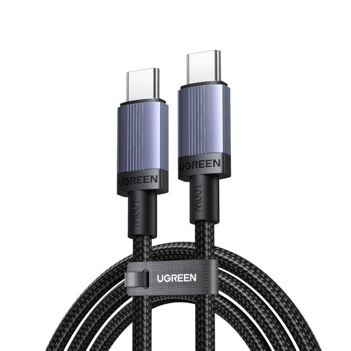 Ugreen USB-C–USB-C PD kabelis 100 W, 3 m, juodas