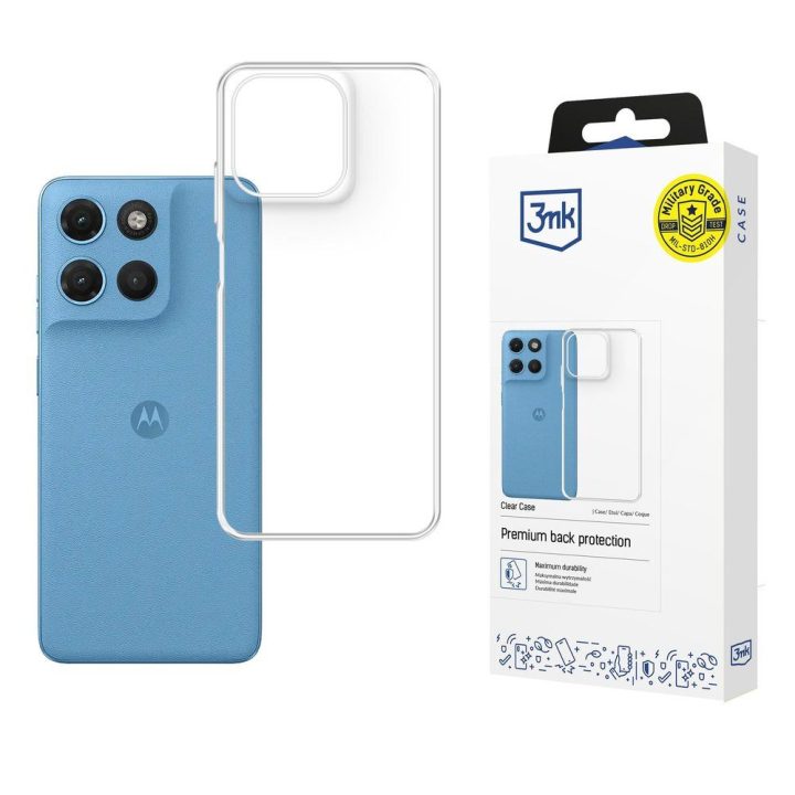3mk Clear Case skaidrus dėklas Motorola Moto G17 / G17 Power