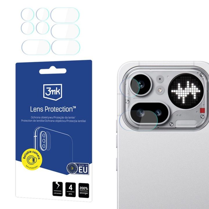 3mk Lens Protection hibridinis stiklas Nothing Phone (4a) Pro kamerai