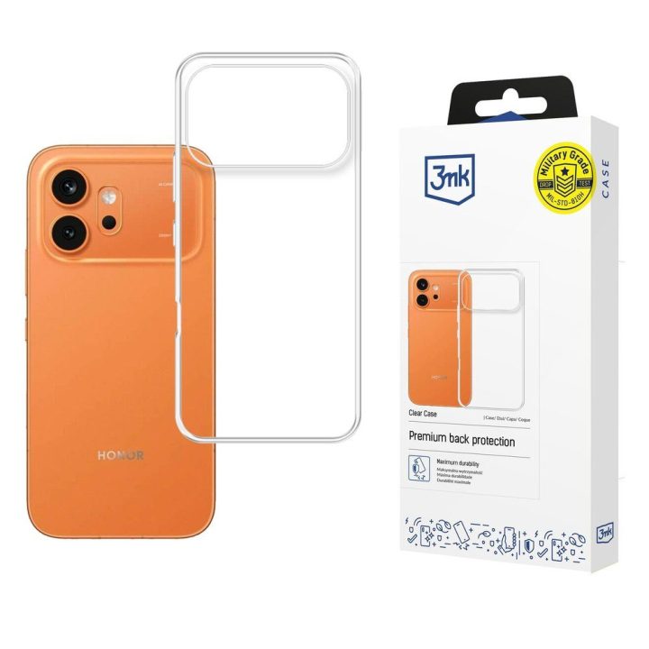 3mk Clear Case dėklas Honor 600 5G telefonui, skaidrus