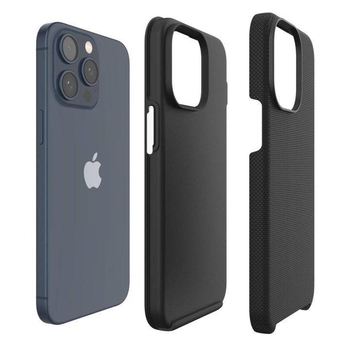 3mk Fortis MagCase dėklas iPhone 15 Pro Max, juodas