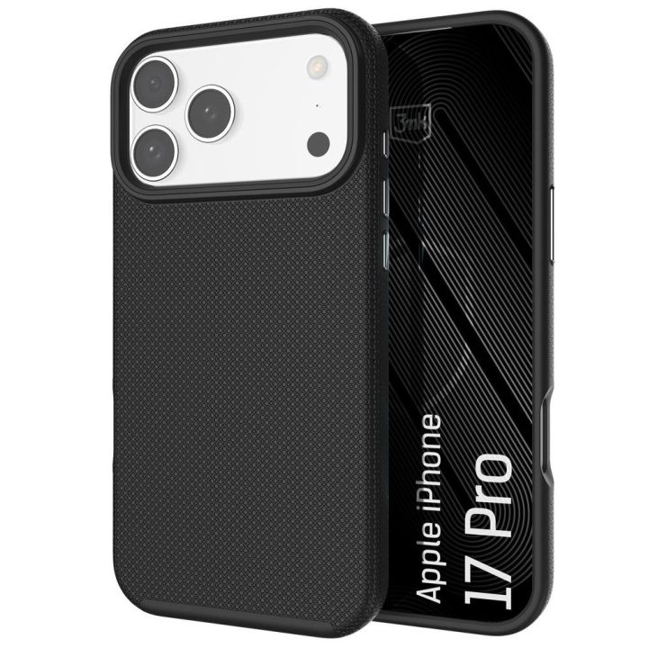 3mk Fortis MagCase dėklas iPhone 17 Pro, juodas