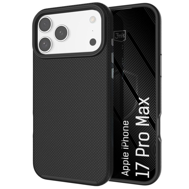 3mk Fortis MagCase dėkliukas iPhone 17 Pro Max, juodas