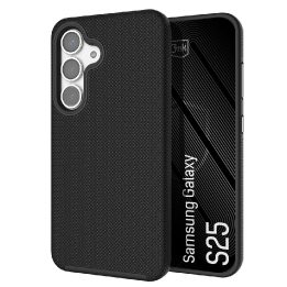 3mk Fortis MagCase Samsung Galaxy S25 dėklas, juodas