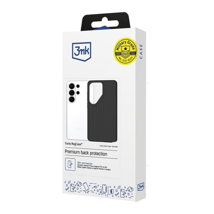 3mk Fortis MagCase dėklas Samsung Galaxy S26 Ultra, juodas