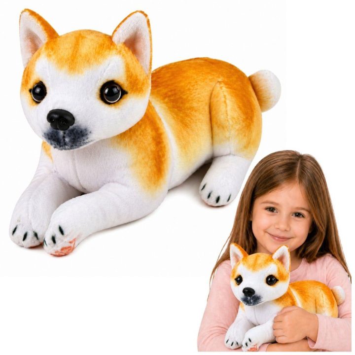 Pliušinis šiba inu šuo 25 cm