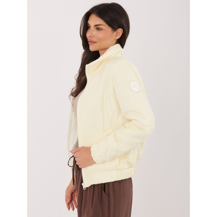 Moteriška pereinamojo sezono striukė, šviesiai geltona