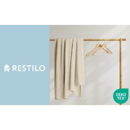 Antklodės užvalkalas DecoKing HENRY 70x150 cm, smėlio spalvos