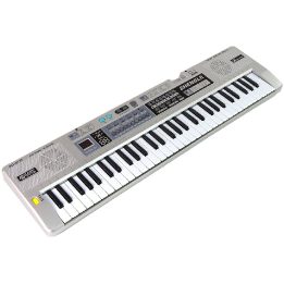 Vaikiškas elektroninis pianinas su mikrofonu MQ-6110, 61 klavišas