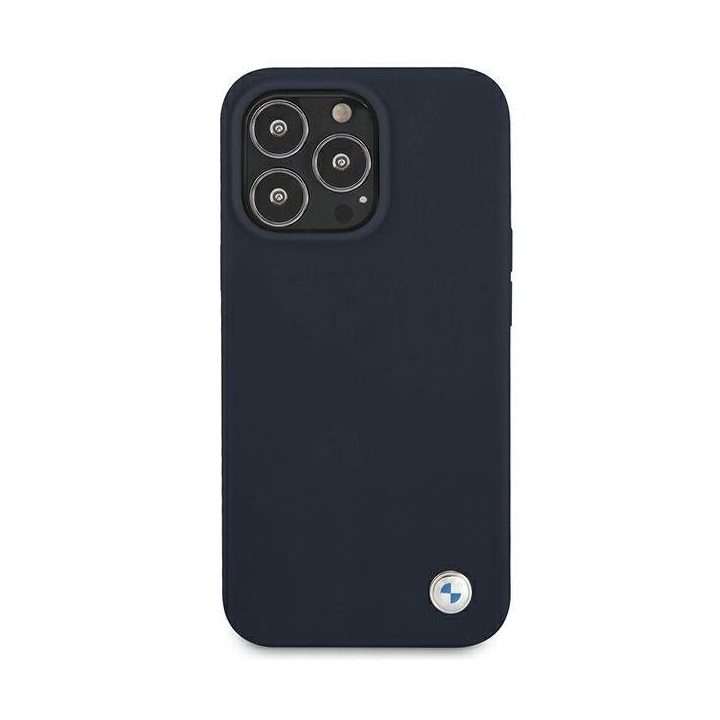 BMW silikoninis telefono dėklas iPhone 13 Pro / 13, tamsiai mėlynas