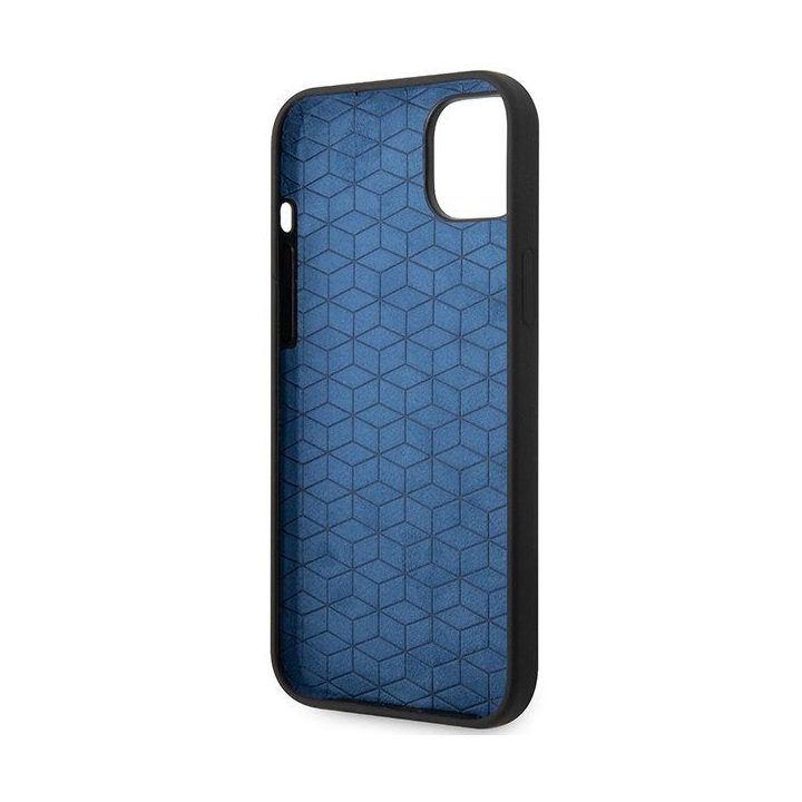 BMW silikoninis dėklas iPhone 14 Plus / 15 Plus, juodas