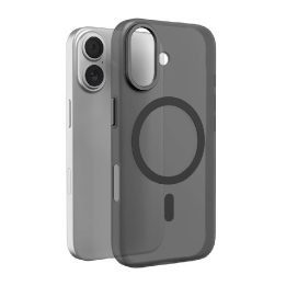 Telefono dėklas Puro Lightfeel iPhone 17, suderinamas su MagSafe, permatomas ir juodas