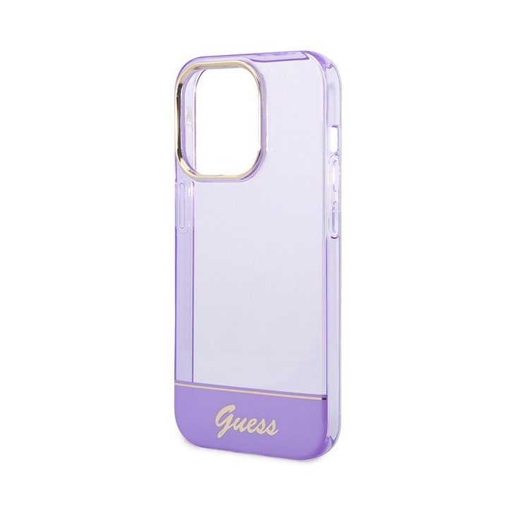 Permatomas telefono dėklas Guess Translucent iPhone 14 Pro Max