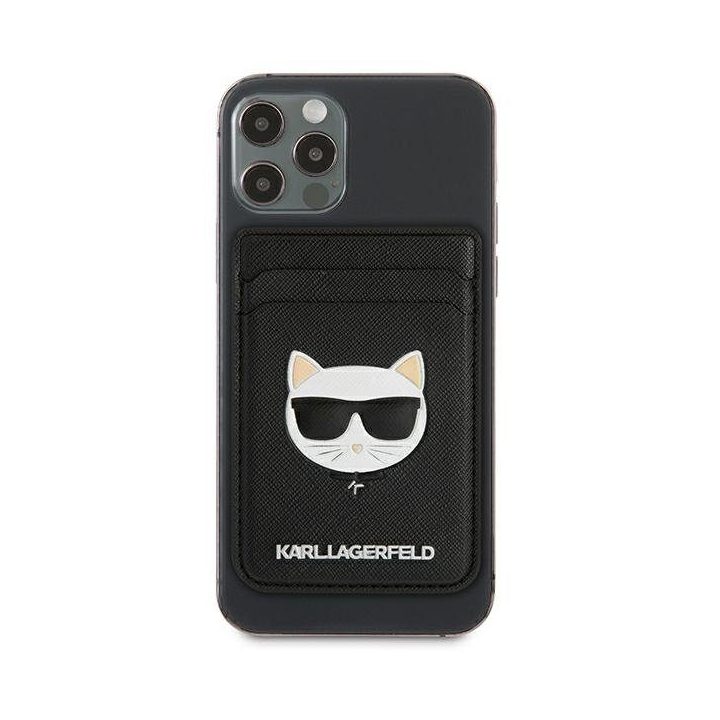 Magnetinė telefono piniginė Karl Lagerfeld MagSafe, juoda