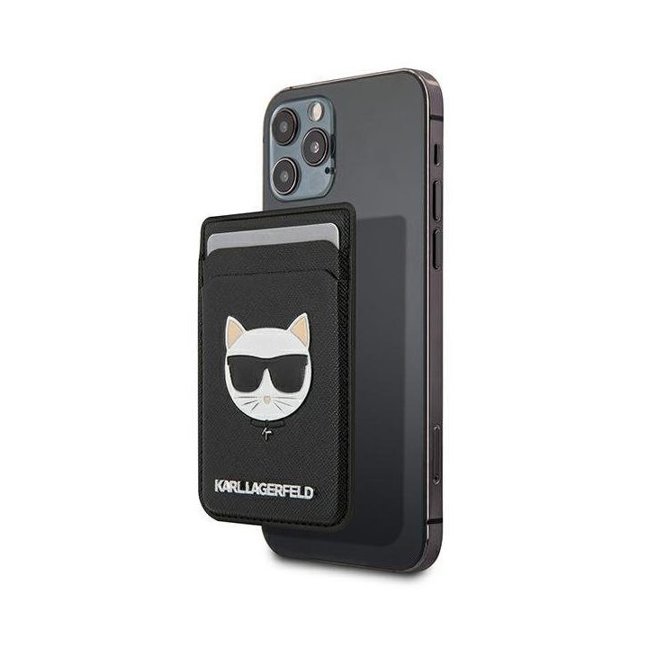 Magnetinė telefono piniginė Karl Lagerfeld MagSafe, juoda
