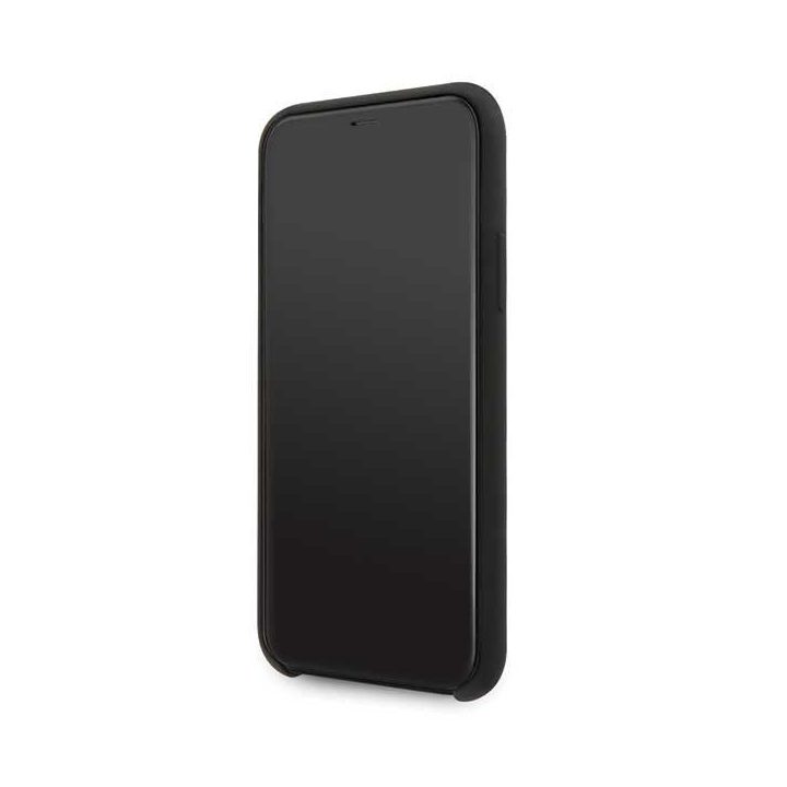 Ferrari Silicone silikoninis telefono dėklas iPhone 11 Pro Max, juodas