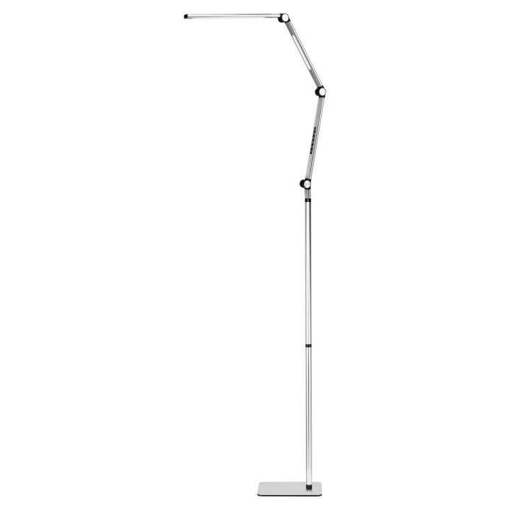 LED darbų lempa Yoga 22 W, sidabrinė