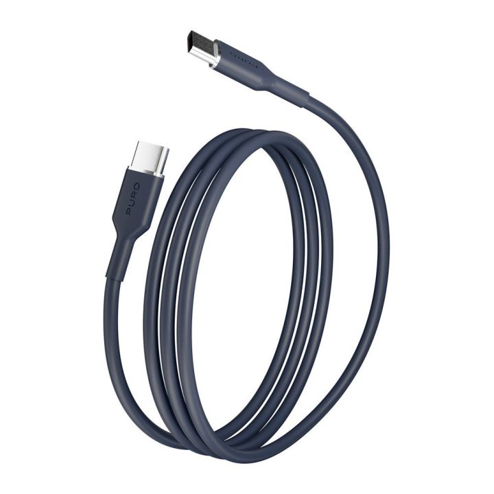 Puro Icon 60W USB-C–USB-C laidas 1,5 m, tamsiai mėlynas