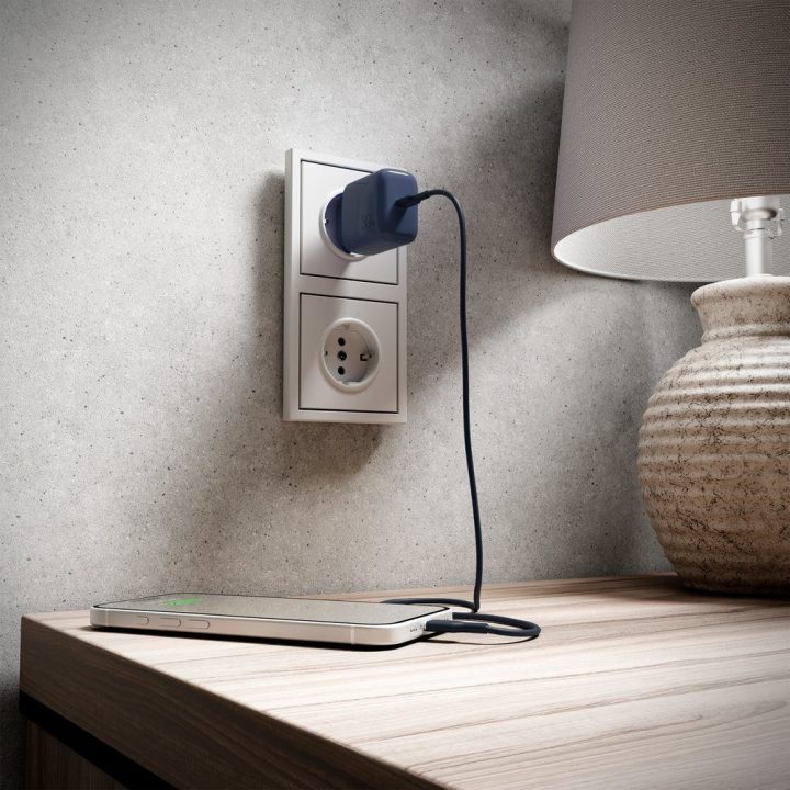Puro Icon 60W USB-C–USB-C laidas 1,5 m, tamsiai mėlynas