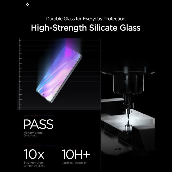 Spigen antirefleksinis grūdintas stiklas Samsung Galaxy S26, 2 vnt.