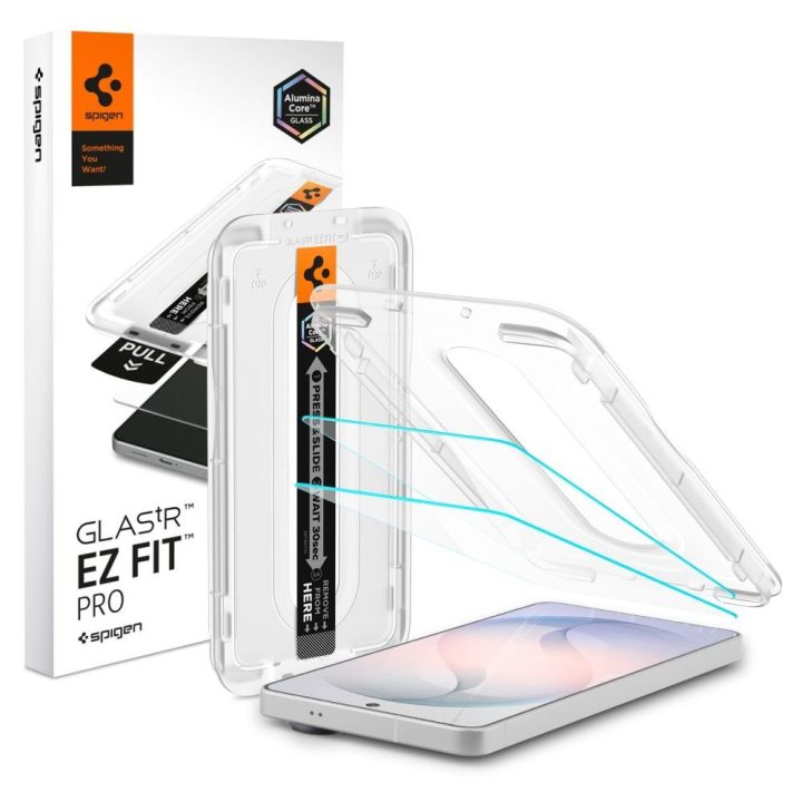 Spigen antirefleksinis grūdintas stiklas Samsung Galaxy S26, 2 vnt.