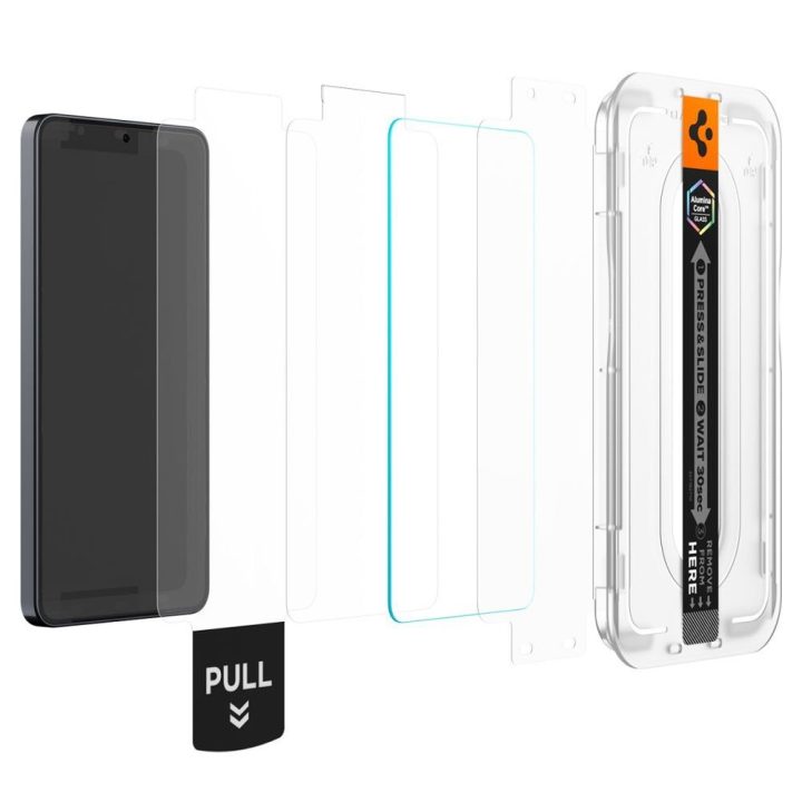 Spigen antirefleksinis grūdintas stiklas Samsung Galaxy S26, 2 vnt.