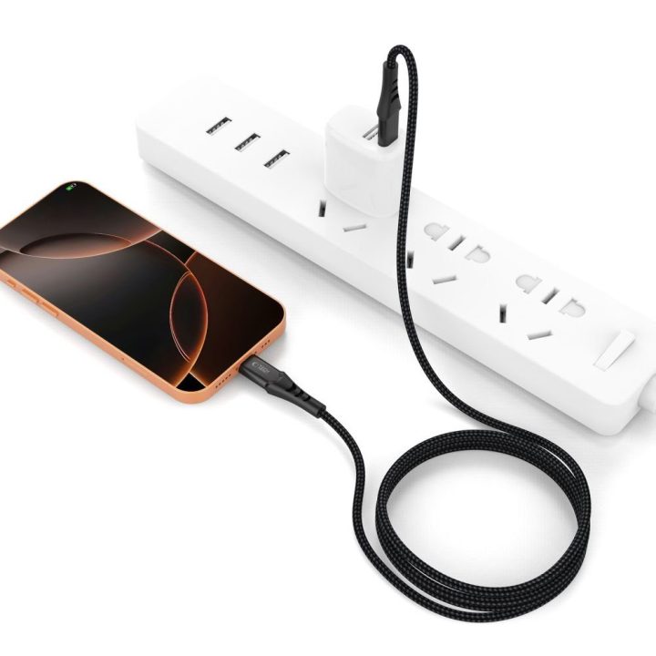 Tech-Protect Ultraboost USB-C–USB-C kabelis 100 cm, 100 W, juodas