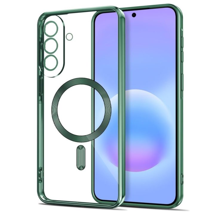 Tech-Protect MagFlex MagSafe telefono dėklas Samsung Galaxy A37 5G, žalias