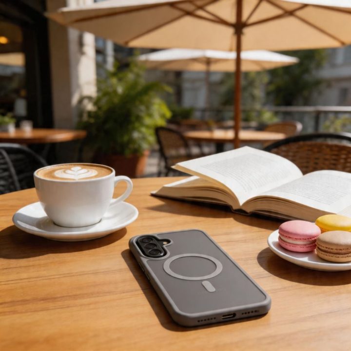 Tech-Protect Magmat MagSafe dėklas Samsung Galaxy A57 5G, matinė pilka
