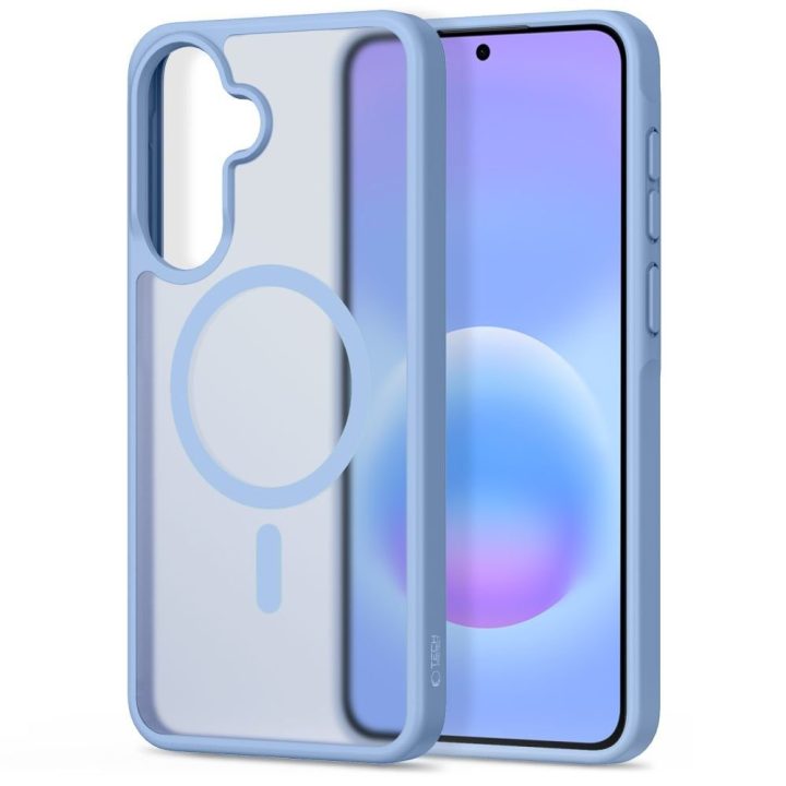 Telefono dėklas Tech-Protect Magmat MagSafe Samsung Galaxy A57 5G, matinės mėlynos spalvos