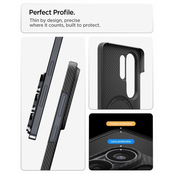 Telefono dėklas Spigen AirSkin Aramid MagSafe Samsung Galaxy S26 Ultra