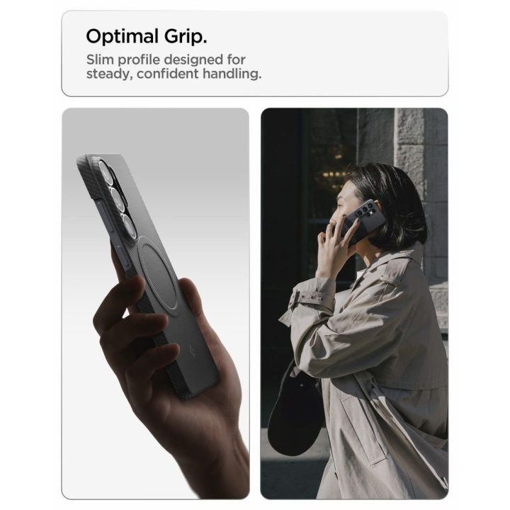 Telefono dėklas Spigen AirSkin Aramid MagSafe Samsung Galaxy S26 Ultra