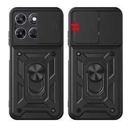 Telefono dėklas Tech-Protect CamShield Pro Motorola Moto G57 Power / G67 Power, juodas