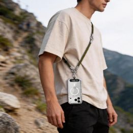 Telefono dirželis Tech-Protect C10S Rope, žalias