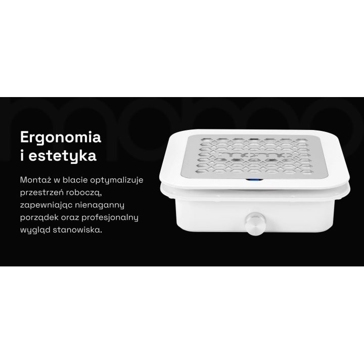 MOMO P30 įmontuojamas dulkių siurblys nagams, 60 W, baltas