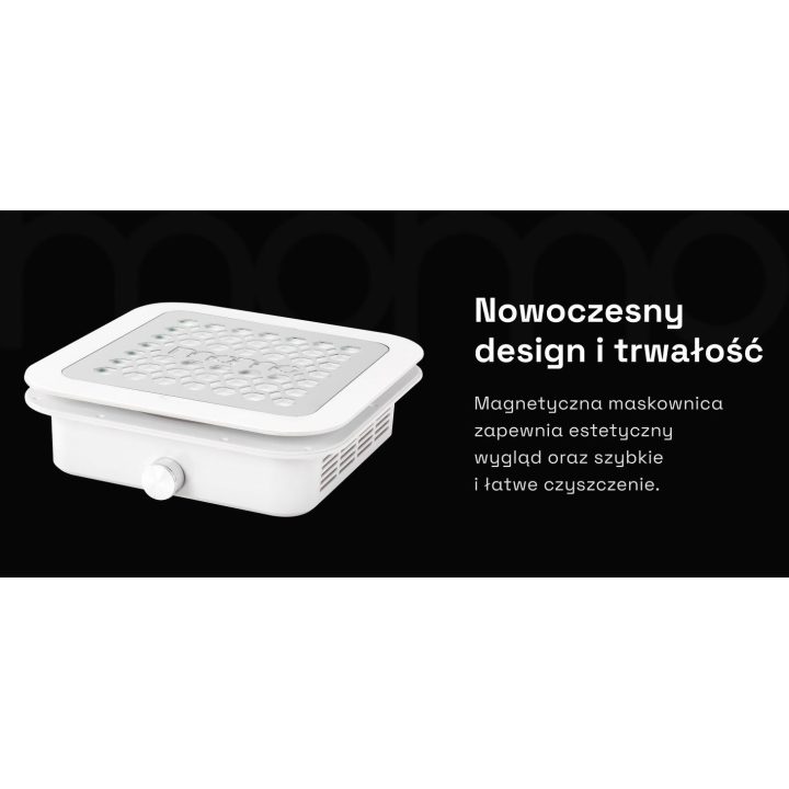 MOMO P30 įmontuojamas dulkių siurblys nagams, 60 W, baltas