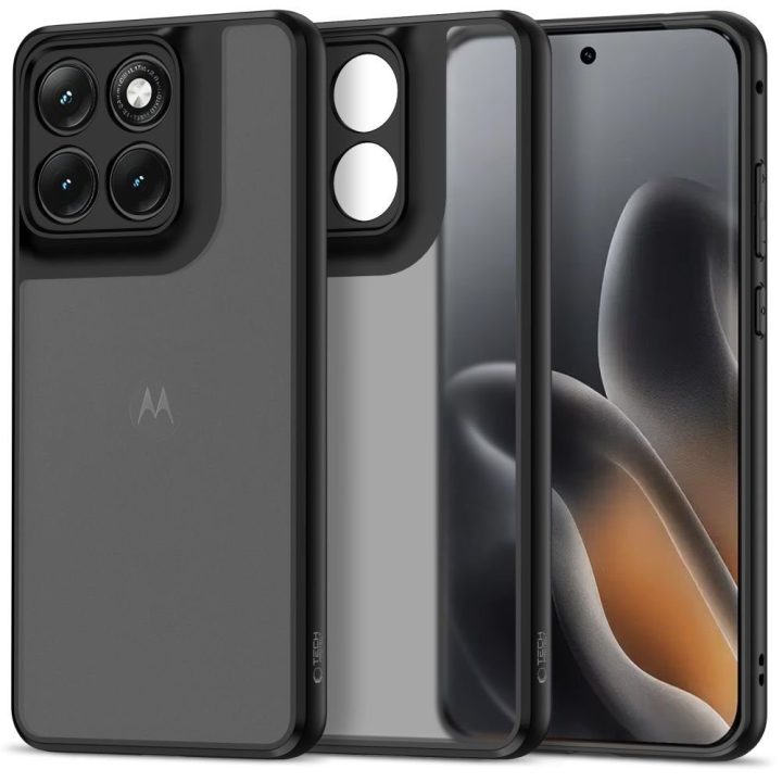 Telefono dėklas Tech-Protect Magmat Motorola Edge 70 Fusion / Fusion+ Plus 5G, juodas