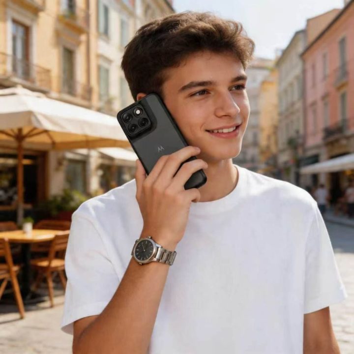 Telefono dėklas Tech-Protect Magmat Motorola Edge 70 Fusion / Fusion+ Plus 5G, juodas