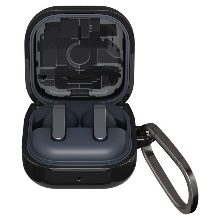Spigen Ultra Hybrid Zero One dėklas Samsung Galaxy Buds 4 / 4 Pro, juodas