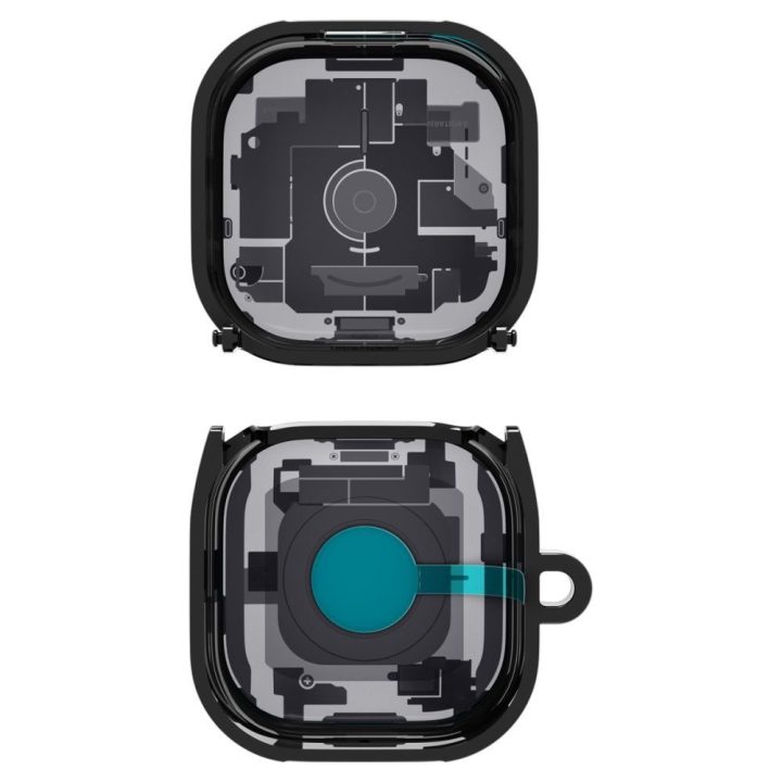 Spigen Ultra Hybrid Zero One dėklas Samsung Galaxy Buds 4 / 4 Pro, juodas