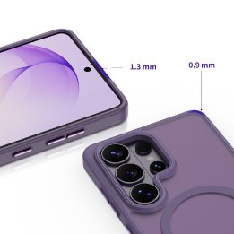 Tech-Protect Magmat MagSafe telefono dėklas Samsung Galaxy S26 Ultra, matinė violetinė
