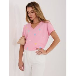 Moteriška oversize palaidinė, šviesiai rožinė