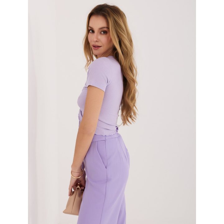 Šviesiai violetinė moteriška palaidinė