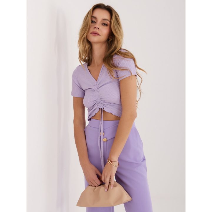 Šviesiai violetinė moteriška palaidinė