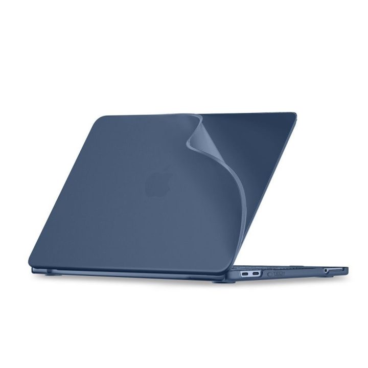 Tech-Protect Softshell dėklas MacBook Neo 13" 2026, tamsiai mėlynas
