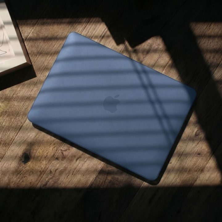 Tech-Protect Softshell dėklas MacBook Neo 13" 2026, tamsiai mėlynas