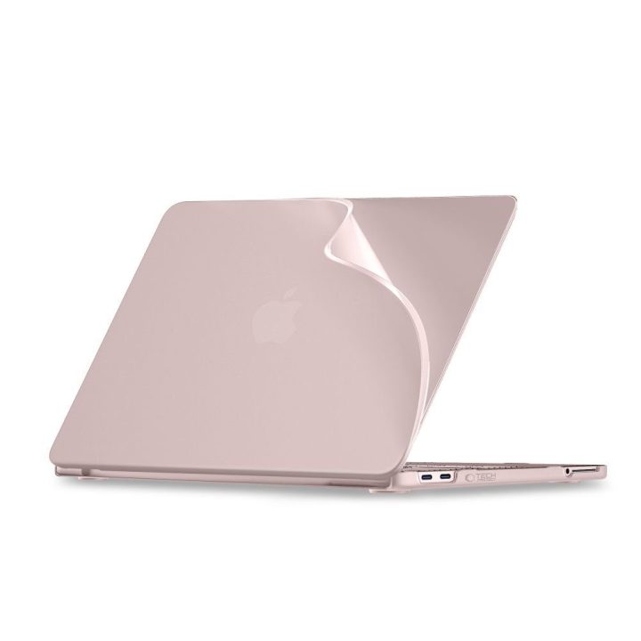 Tech-Protect Softshell dėklas MacBook 13 2026, matinis rausvas